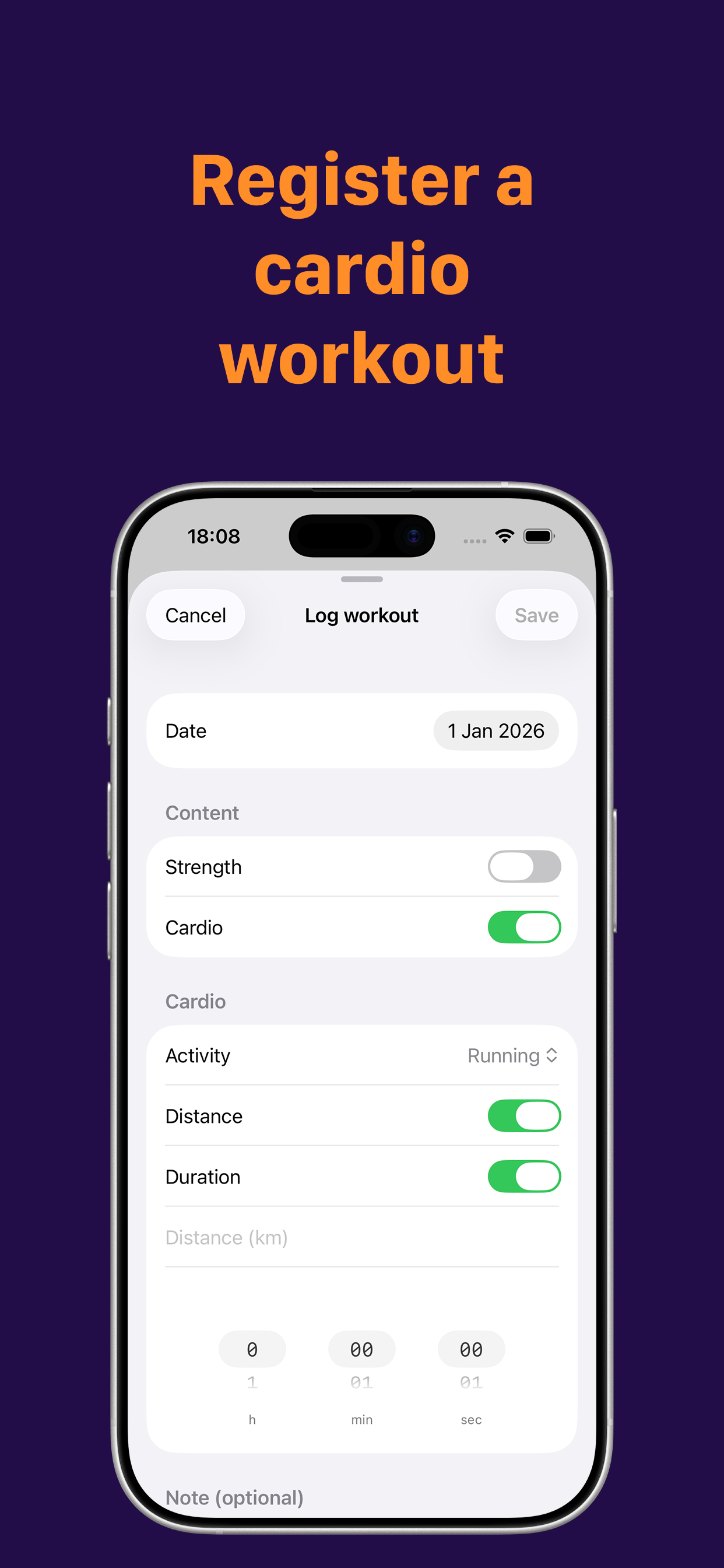 Cardio training