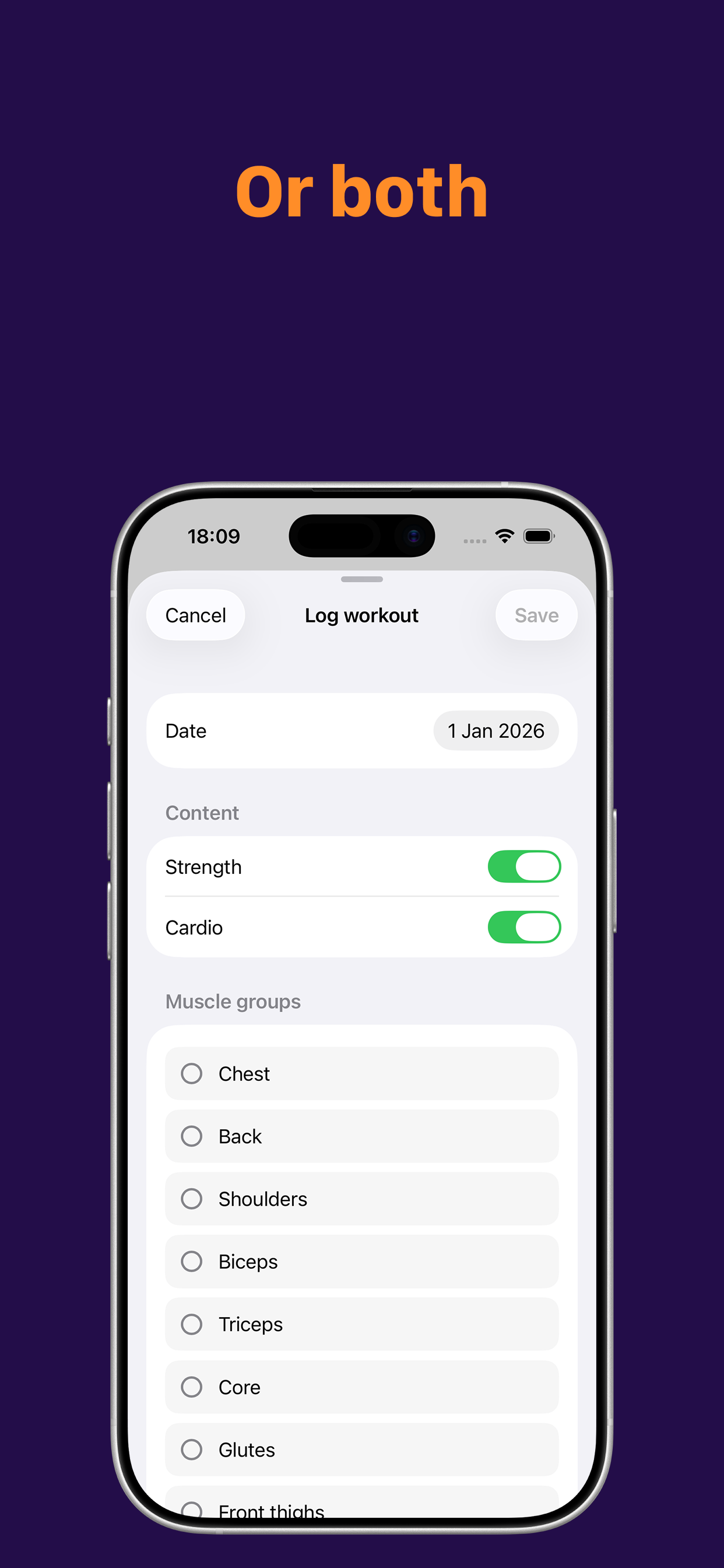 Combined workout